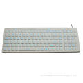 IP68 anti-bacterial medical keyboard with backlight
